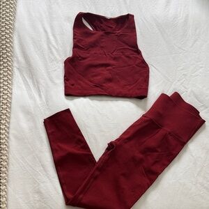 Fabletics Long Line Bra and Leggings Set